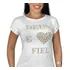 T-shirt Blusa Feminina Moda Evangélica Deus E Fiel 38/40