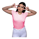 T shirt Body Camiseta Básico Manga Curta