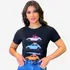 T Shirt Feminina Camiseta Algodão Baby Look Varias Estampas 