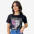 T Shirt Feminina Camiseta Algodão Baby Look Varias Estampas 