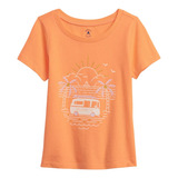 T-shirt Gap Camiseta Infantil Menina Original Importada