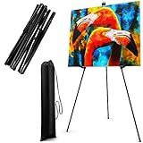 T SIGN Suporte De Cavalete De Arte Portátil De 63 Suporte De Imagem Para Exibição Com Bolsa Suporte De Cavalete De Arte De Mesa Para Sinalização Placas De Casamento Suporte De Pôster Suporte D