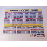 Tabela Da Copa Do Mundo 1982 Espanha E Poster Brasil 1982 #1