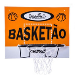 Tabela De Basquete Aro Cesta rede De Nylon Brinquedo Em Mdf