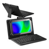 Tablet 32gb Capa Com Teclado Preta Mini Computador Android