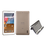 Tablet Celular Dourado 16gb Dual Chip Suporte Mesa Outlet