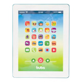 Tablet De Brinquedo Interativo Para Criança 2 Anos Musical Cor Azul