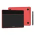 Tablet Digitalizador Vermelho Xp pen Drawing Deco Fun S