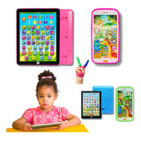 Tablet E Celular Interativo Infantil Educativo Crianças Kit