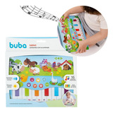 Tablet Infantil Musical Luz Teclado Cantando Com Os Animais