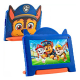Tablet Infantil Patrulha Canina Azul 4 64gb Wi fi Android 13