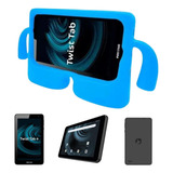 Tablet Infantil Positivo 64gb 2gb Ram C Capa Universal Azul