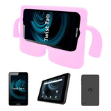 Tablet Infantil Positivo 64gb2gb Ram Com Capa Universal Rosa