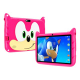 Tablet Infantil Sonic Smart Tela De 7 Polegadas Android Cor Rosa chiclete