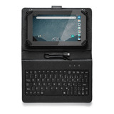 Tablet M7s Go Multilaser 7 Polegadas 16gb Com Teclado E Case Cor Preto