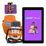 Tablet Positivo Vision Tab 7 Mundo Bita Processador Octa core 3gb Ram 64gb Armazenamento Tela 7 Ips Bateria 3100mah Android 14 Go Wi fi Preto Inclui 2 Itens De Proteção capa E Bolsa 