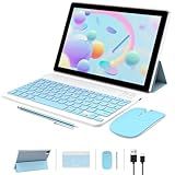 Tablet Tablet Android 13 De 10 Polegadas Tablets 2 Em 1 Inclui Capa Stylus Com Teclado E Mouse 64 GB De ROM 8 GB De RAM 1 TB Expansível 2 MP 8 MP Câmeras Duplas 5G WIFI 6 Bluetooth 6000 MAh