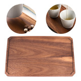 Tábua Bandeja Servir Retangular Madeira Acácia 26x16 Cm