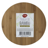 Tabua De Bambu Redonda