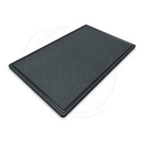 Tábua De Corte 40x25 Polietileno Preto Fosco Com Canaleta