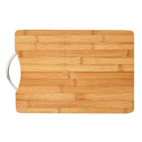 Tábua De Corte Legumes Carne Bambu Com Alça 35x26cm Top