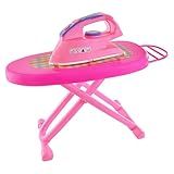 Tábua De Passar Roupa Infantil Com Ferro Faz De Conta Rosa BS TOYS