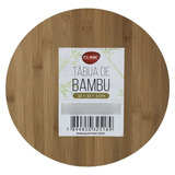 Tábua Giratória De Bambu Churrasco Servir 32x32