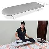 Tabua Mesa Passar Roupa Portátil Dobrável Cama C Porta Ferro Marca SmartAço