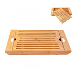 Tábua Migalheira Papa Migalha Em Bambu Para Pães 22x36cm