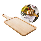 Tábua P Servir 100 Bambú 32x14 Cabo C Furo Para Pendurar