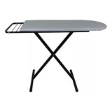Tábua Passadeira Mesa De Passar Roupa Reforçada Dobrável Cor Preto Lacado