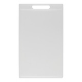 Tábua Placa De Polietileno Carnes 50x30 Espessura 10mm Canal Cor Branca