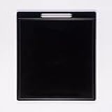 Tábua Placa De Polietileno Carnes 50x30 Espessura 10mm Canal Cor Preta