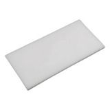 Tábua Placa P Corte Carnes Polietileno 100 X 50 Cm X 08 Mm Cor Branco Lisa