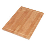 Tábua Retangular Bamboo 35x25 Higiênica Carne Churrasco Mor