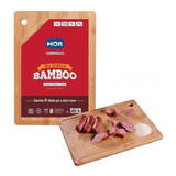 Tabua Retangular De Cortar Carne Bamboo 35x25 Cm Mor