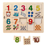 Tabuleiro Grande Madeira Numeros