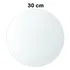 Tabuleiro Redondo Mdf Branco Com 30 Cm Algo Mais