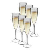 Taça Acrilico Cristal 100pçs Espumante 170ml Resistente
