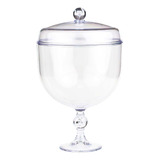 Taça Americana Cristal Gourmet Doce 1250ml C Tampa Bluestar