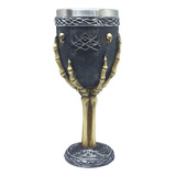Taça Cálice Termica Inox Relevo Medieval