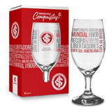 Taça Cerveja Windsor Clubes 330ml Internacional Títulos Cor Vermelho