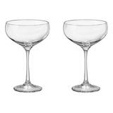 Taça Coupe De Cristal Bohemia 180ml Pralines 2 Peças Cor Incolor