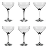 Taça Coupe Mistic 220ml Kit 6 Unidades Cor Transparente