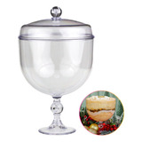 Taça Cristal Transparente 1250ml Bluestar Tampa Alta Gourmet