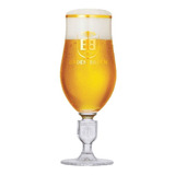 Taça De Cerveja Baden Baden Brasao Relevo Cristal 360ml