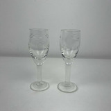 Taça De Licor Em Cristal Antiga