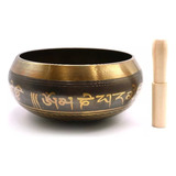 Taça De Som Musical Budista Tibetana Feita À Mão