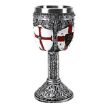 Taça De Vinho Escudo Templário Cruzada