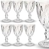 Taça Diamond Clear Jogo De Taça Diamante 330 Ml Taça 6 Unidades Taça Elegante